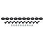 ALLSTAR PERFORMANCE ALL18680 Countersunk Bolt Kit Black 10pk