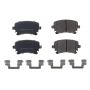 PowerStop 17-1018 PowerStop - Z17 Low-Dust Ceramic Brake Pads with Hardware