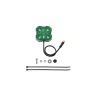 Diode Dynamics DD7438 Stage Series Single Color LED Rock Light - Green M8 (one)