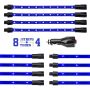 XKGLOW XK041005-B XK Glow Single Color  UnderglowLED Accent Light Car/Truck Kit Blue - 8x24In Tube + 4x8In Strip