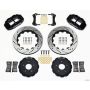 Wilwood 140-10969-D Narrow Superlite 6R Front Hat Kit 14.00in Drilled Backdraft Cobra (BMW E36 Based)