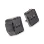 Raxiom J170483 18-23 Jeep Wrangler JL Axial Series Linear LED Tail Lights- Blk Housing (Smoked Lens)