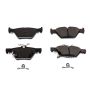 PowerStop 17-1808 PowerStop - Z17 Low-Dust Ceramic Brake Pads with Hardware