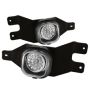 SPYDER 5015648 LED Fog Lights w/Switch - Clear