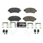 PowerStop Z23-2038 PowerStop - Z23 Daily Driver Carbon-Fiber Ceramic Brake Pads with Hardware Kit