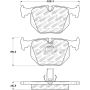 Stoptech 305.06830 Street Select Brake Pads - Front