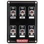 QUICKCAR RACING PRODUCTS QRP50-7611 Ignition Panel Extreme 6 Switch Dual Ignition
