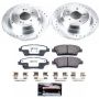 PowerStop K5848-26 Z26 Street Performance Ceramic Brake Pad and Drilled & Slotted Rotor Kit