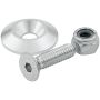 ALLSTAR PERFORMANCE ALL18632 Countersunk Bolts 1/4in w/ 1in Washer 10pk