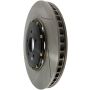 StopTech 09-11 Nissan GT-R Front Right Slotted Bare Iron 380x34mm Aero-Rotor Kit