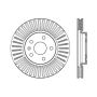 Stoptech 128.62120R Drilled Sport Brake Rotor