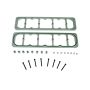 Moroso 68995 Chevrolet Small Block Valve Cover Adapter - GM LS Cylinder Heads - Billet Aluminum