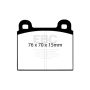 EBC Brakes DP4103R Yellowstuff Street And Track Brake Pads