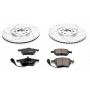 PowerStop K914 Z23 Daily Driver Carbon-Fiber Ceramic Brake Pad and Drilled & Slotted Rotor Kit