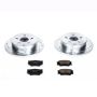 PowerStop K4671 Z23 Daily Driver Carbon-Fiber Ceramic Brake Pad and Drilled & Slotted Rotor Kit