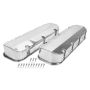 ALLSTAR PERFORMANCE ALL26176 Valve Covers BBC Fab Aluminum w/o Holes