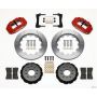 Wilwood 140-9110-R Narrow Superlite 6R Front Hat Kit 14.00in Red 2005-2014 Mustang