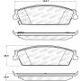 Stoptech 305.11940 Street Select Brake Pads