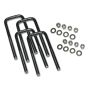 Superlift 10604 U-Bolt 4 Pack 9/16x3x9 Square w/ Hardware