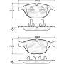 Stoptech 308.14480 Street Brake Pads - Front