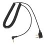 Rugged Radios CC-KEN-LSO Rugged and Kenwood Radio - Spotter Headset Listen Only Coil Cord
