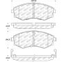 Stoptech 305.07000 Street Select Brake Pads - Rear