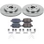 PowerStop KOE7289 OE Stock Replacement Low-Dust Ceramic Brake Pad and Rotor Kit