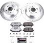 PowerStop K7727-36 Z36 Truck and SUV Carbon-Fiber Ceramic Brake Pad and Drilled & Slotted Rotor Kit