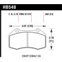 Hawk Performance HB548F.510 HPS Disc Brake Pad