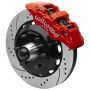 Wilwood 140-16459-DR 63-87 C10 CPP Spindle AERO6 Front BBK 14in Drilled/Slotted 6x5.5 BC - Red