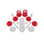 BMR 2015-18 Challenger Differential Lockout Bushing Kit - Red
