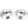PowerStop JBR960XPR PowerStop Evolution Performance Drilled, Slotted & Plated Brake Rotor Pair