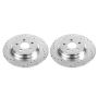 PowerStop EBR640XPR PowerStop Evolution Performance Drilled, Slotted & Plated Brake Rotor Pair