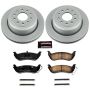 PowerStop CRK5293 Genuine Geomet Coated Rotor and Low-Dust Ceramic Brake Pad Kit
