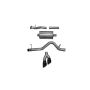 CORSA Performance 14745BLK Corsa 2017-22 Chevrolet Colorado 3.7L Extended Cab Sport Cat-Back System Single Rear Exit BlackTips