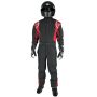 K1 RACEGEAR K1R20-PRY-NR-6XS Suit Precision II 6X- Small Black/Red