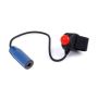 Rugged Radios PTT-MC-VM Motorcycle RACE Push to Talk (PTT) Velcro Mount with Nexus Jack