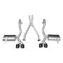 CORSA Performance 14962BLK Corsa 1997-2004 Chevrolet Corvette C5 Z06 5.7L V8 Black Xtreme Cat-Back + XO Exhaust