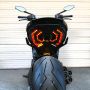 New Rage Cycles DV4-RB-SIDE 23+ Ducati Diavel V4 Rear Turn Signals w/Side Mount License Plate