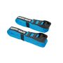 Rhino-Rack Rapid Tie Down Straps w/Buckle Protector - 4.5m/15ft - Pair - Red