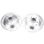 PowerStop AR83069XPR PowerStop Evolution Performance Drilled, Slotted & Plated Brake Rotor Pair