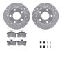 Dynamic Friction 7612-74016 Rotor Kit