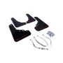 Rally Armor MF25-UR-BLK/RD Black Mud Flap/Red Logo