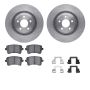 Dynamic Friction 6512-73400 Rotor Kit