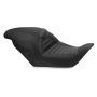 Mustang Motorcycle 76841 Mustang 13-17 Honda Gold Wing F6B Touring Fastback 1PC Seat Tuck & Roll - Black