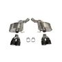 Corsa Performance 14929BLK 3.0in. Axle-Back Dual Rear Exit with Twin 4.0in. Black PVD Pro-Series Tips