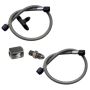 Snow Performance SNO-40040-BRD Water-Methanol Dual Nozzle Upgrade Stainless Steel Braided Line