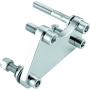Bikers Choice 482679 84-99 Chrome Caliper Mounting Bracket Kit 00-10 4 Piston Caliper to 84-99
