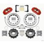 Wilwood 140-12877-DR Narrow Superlite 4R Rear Kit 12.88in Drilled Red 2008-2012 Subaru WRX w/Lines