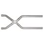 PYPES PERFORMANCE EXHAUST PYPXVA10 Universal X-Pipe 2.5in
